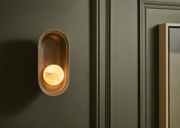Introducing Corby: Cast metal meets sculpted alabaster