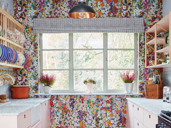 House Beautiful - Kitchen Transformation with Colour and Pattern