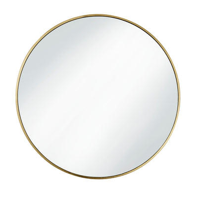 Brass Frame Urban Round Wall Mirror in 31 Inch, Product code is UR-R-WM31-B