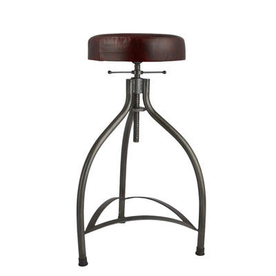 Cooper Leather and Metal Adjustable Bar Stool in 34, Product code is ST-C-L