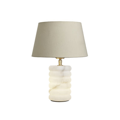 Alabaster Stone Dual Lit Table Lamp - All Lighting & Homeware - Industville Lighting UK