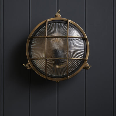 Bulkhead Outdoor & Bathroom Round Wall Light - 8 Inch - Commercial Lighting - Industville Lighting UK