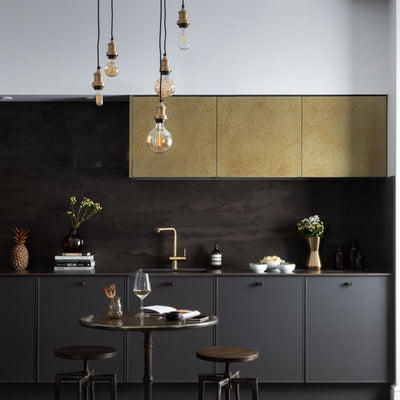 Brass Brooklyn 5 Wire Pendant - Industville BR-5WP-B