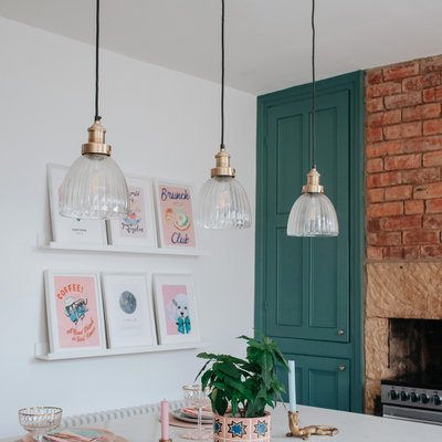 Brooklyn Glass Cone Pendant Light - 7 Inch - Commercial Lighting - Industville Lighting UK