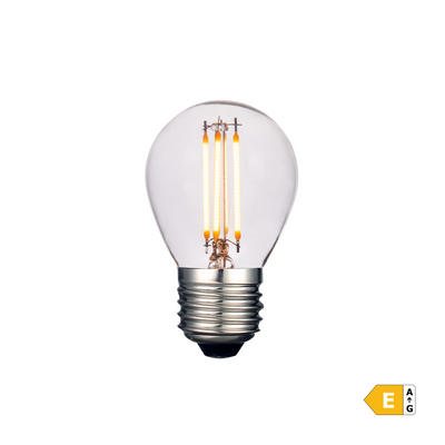 LED Edison Dimmable Bulb - 4W E27 Golf Ball G45 - Clear