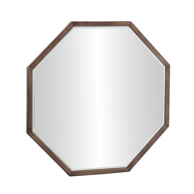 Henley Octagonal Wall Mirror - 33 Inch - Bronze - Homeware - Industville Lighting UK