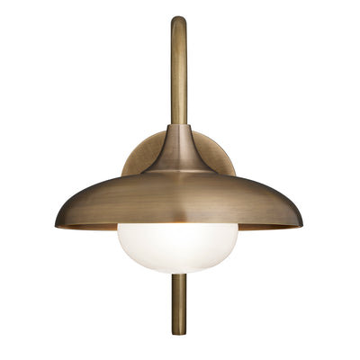 Hayle Outdoor & Bathroom Wall Light - Brass - Outdoor IP65 Lights - Industville Lighting UK
