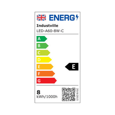 LED Edison Dimmable Bulb - 8W E27 Classic A60