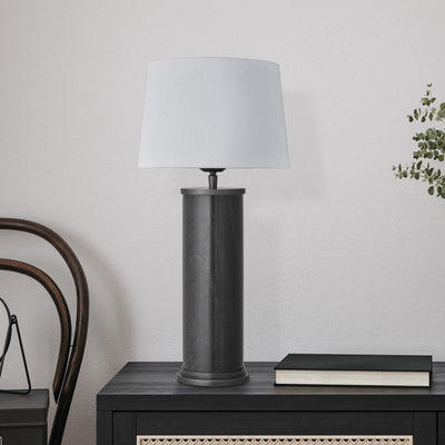 Marble Table Lamp base with Empire Shade