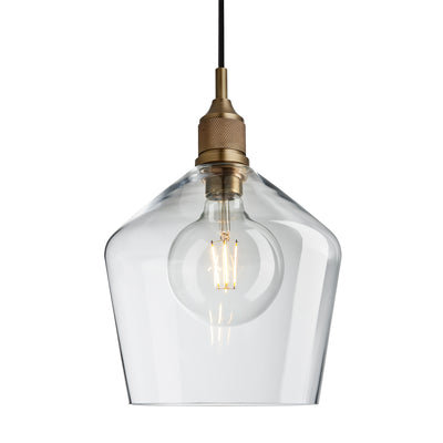 Noho Glass Schoolhouse Pendant Light - 10 Inch - Noho Lighting - Industville Lighting UK