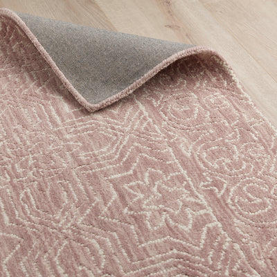 Oare Hand Tufted Wool Rug - Rose