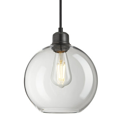 Orlando Glass Globe Pendant - 9 Inch - Clearance - Industville Lighting UK