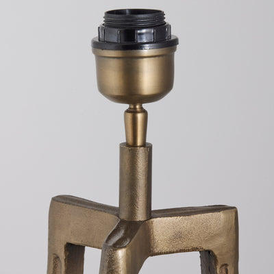 Ornate Tripod Floor Lamp - Brass - Base Only