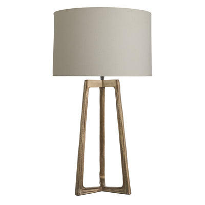 Ornate Tripod Table Lamp - Brass