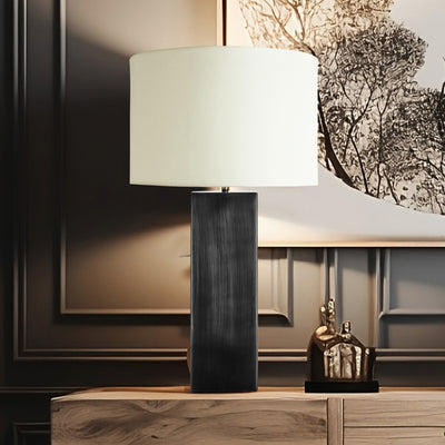 Pillar Geometric Square Table Lamp - Base Only