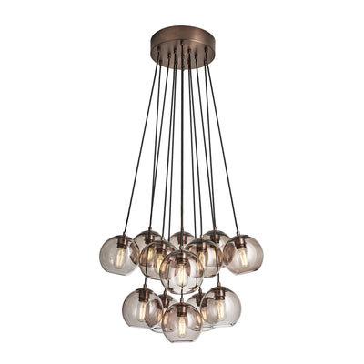Preston Glass Globe 13 Wire Cluster Lights - 7 Inch - Chandelier & Cluster Lights - Industville Lighting UK