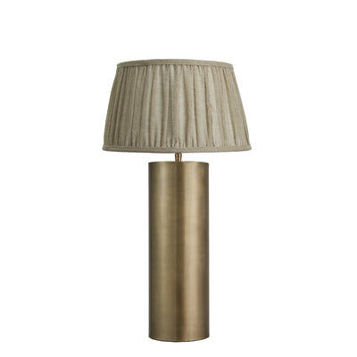 Pillar Cylinder Table Lamp - Brass