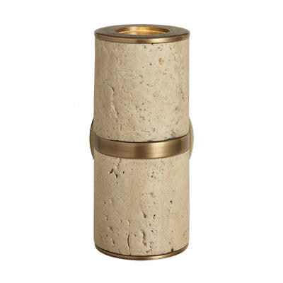 Travertine Outdoor & Bathroom Up Down Spot Light in Brass
