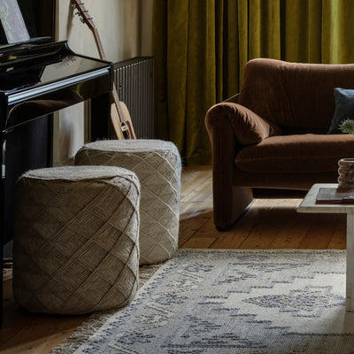 Laurel Wool Pouffe