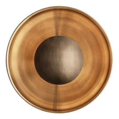 Brass Boston Round Metal Diffuser Wall Light Flush Mount in 13 inch, Product code is BO-MD-WLFM13-B