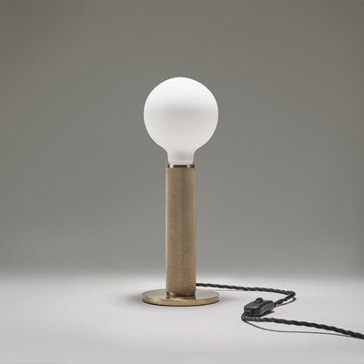 Brass Knurled Edison Table Lamp KN-EDTL-B