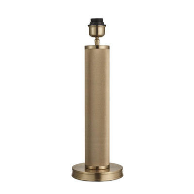 Knurled Pillar Table Lamp - Brass Industville KN-PILTL-B-BO