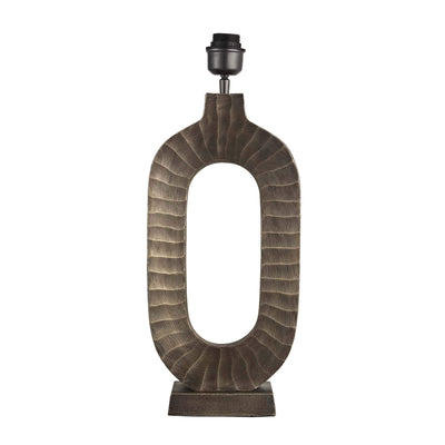 Ornate Oval Table Lamp - Brass - Base Only Industville ORN-OTL-B-BO