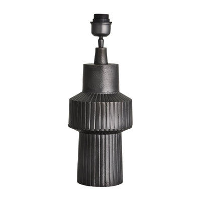 Ornate Tower Table Lamp - Pewter - Base Only Industville ORN-TOTL-P-BO