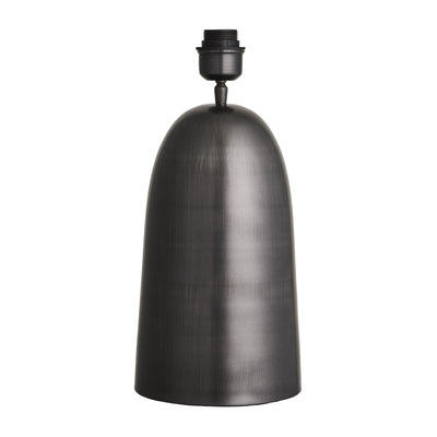 Pillar Geometric Bell Table Lamp - Pewter - Base Only Industville PIL-GE-BLTL-P-BO
