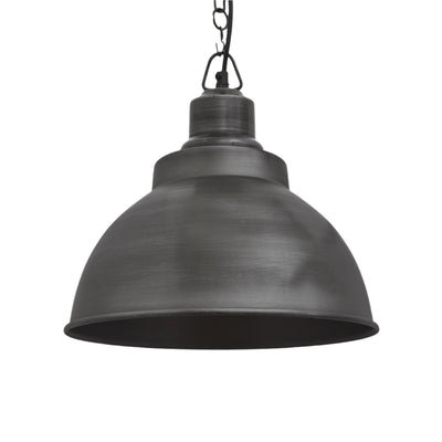 Brooklyn Dome Pendant Light - 13 Inch - Chain Holder - Commercial Lighting - Industville Lighting UK