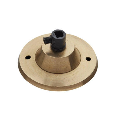 Edison Ceiling Rose - 1 Outlet - Brass Industville ED-CR1O-B