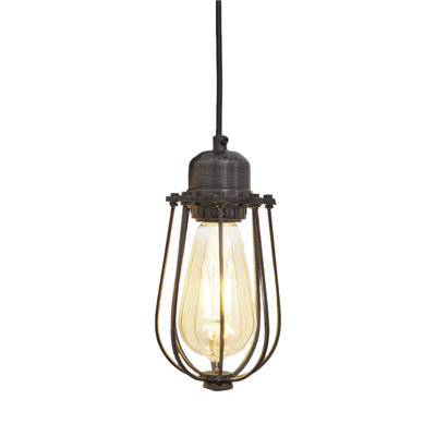Orlando Wire Cage Pendant - 4 Inch - Restaurant & Bar Lights - Industville Lighting UK
