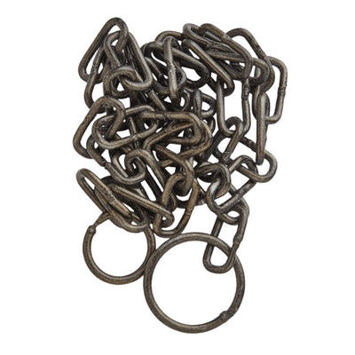 Dark Pewter Welded Lighting Chain in Pewter supplied in 1 metre lengths, Product Code CN-P-1M