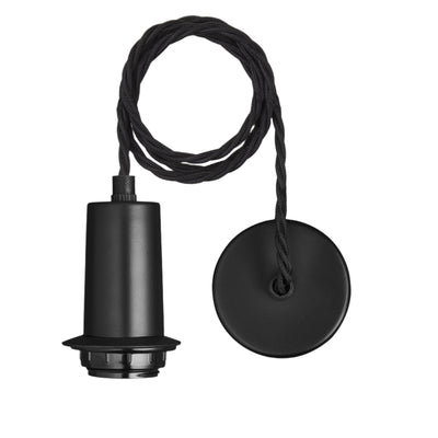 Sleek Edison Cord Set ES E27 Bulb Holder - Build Your Own Light - Industville Lighting UK
