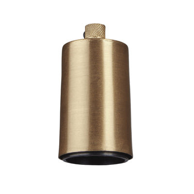 Sleek Edison ES E27 Bulb Holder - Brass - Clearance - Industville Lighting UK