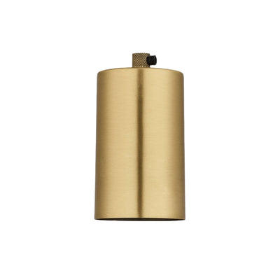 Sleek Edison ES E27 Large Bulb Holder - Brass Industville SL-LBH-B