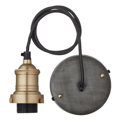 Brooklyn Cord Set ES E27 Bulb Holder - Build Your Own Light - Industville Lighting UK