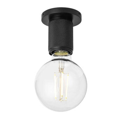 Black Knurled Edison Spotlight - Industville KN-ESP-BK