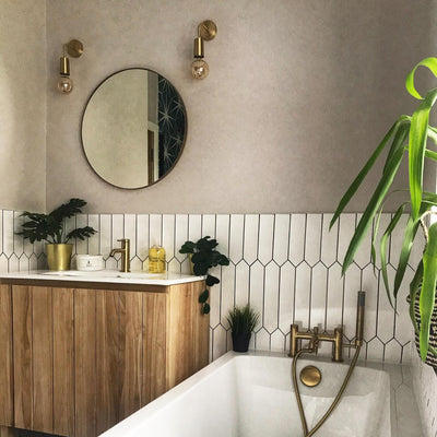 Sleek Edison Wall Light - Brass Industville SL-EWL-B