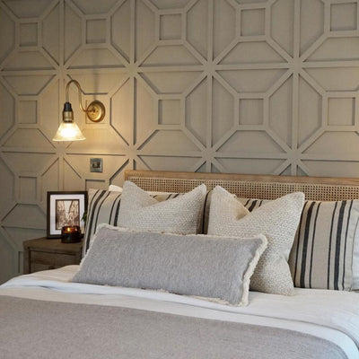 Swan Neck Glass Funnel Wall Light - 7 Inch - Brass Industville SN-GLFWL7-B