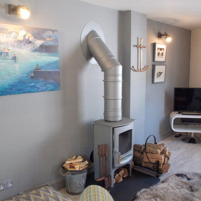 Single Swivel Spotlight Wall Light Pewter