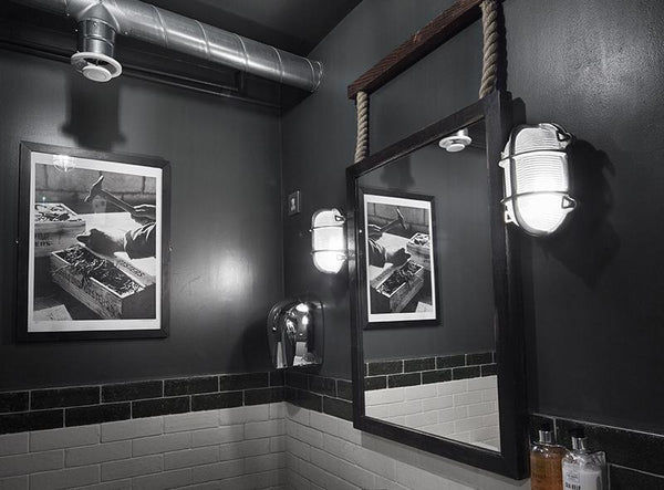 Commercial Washroom Interior Design Lighting Trends