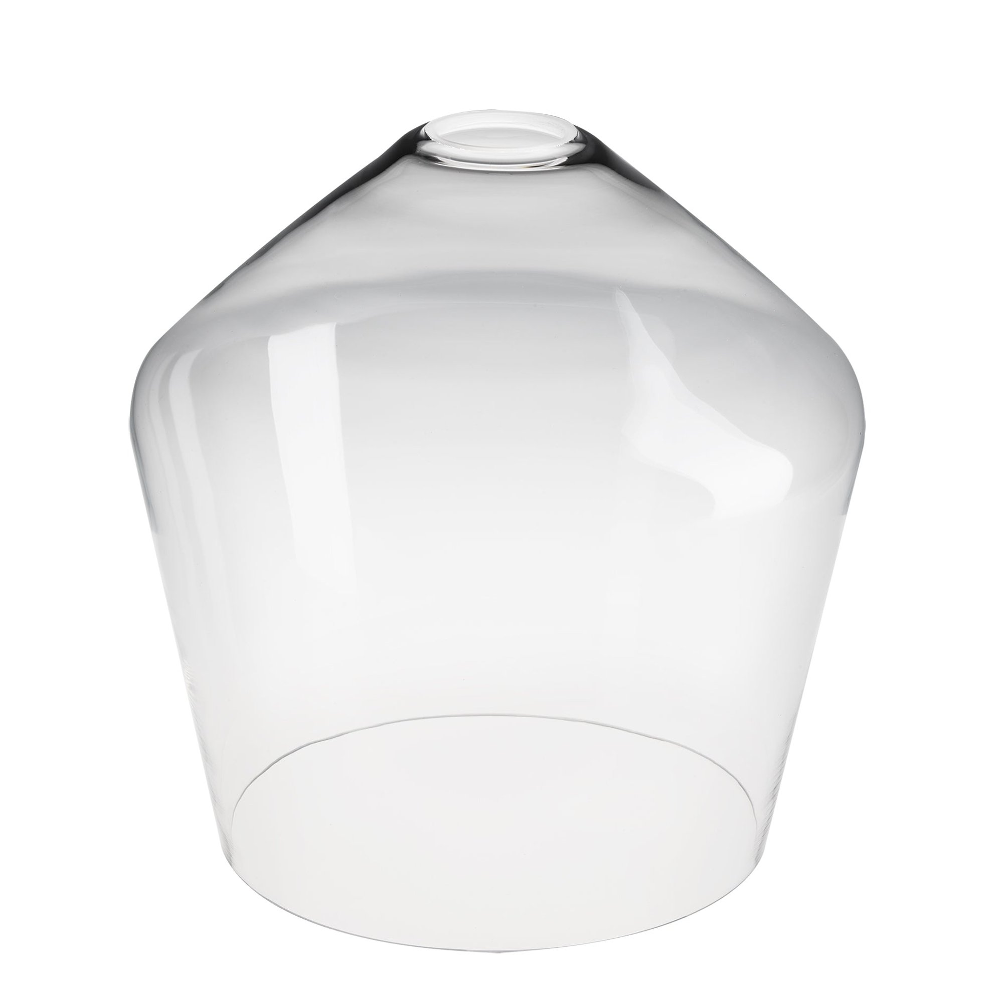 Clear Glass Schoolhouse Shade in 10 inch, Product code is GLSH10-CL-SO