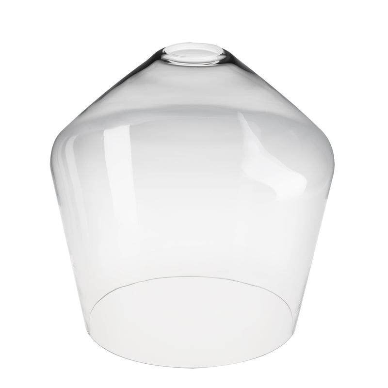 Clear Glass Schoolhouse Shade in 10 inch, Product code is GLSH10-CL-SO