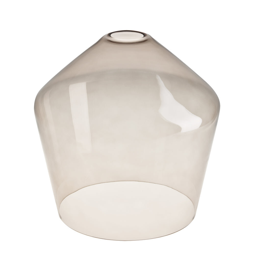 Smoked Glass Schoolhouse Shade in 10 inch, Product code is SGL-SH10-MO-SO