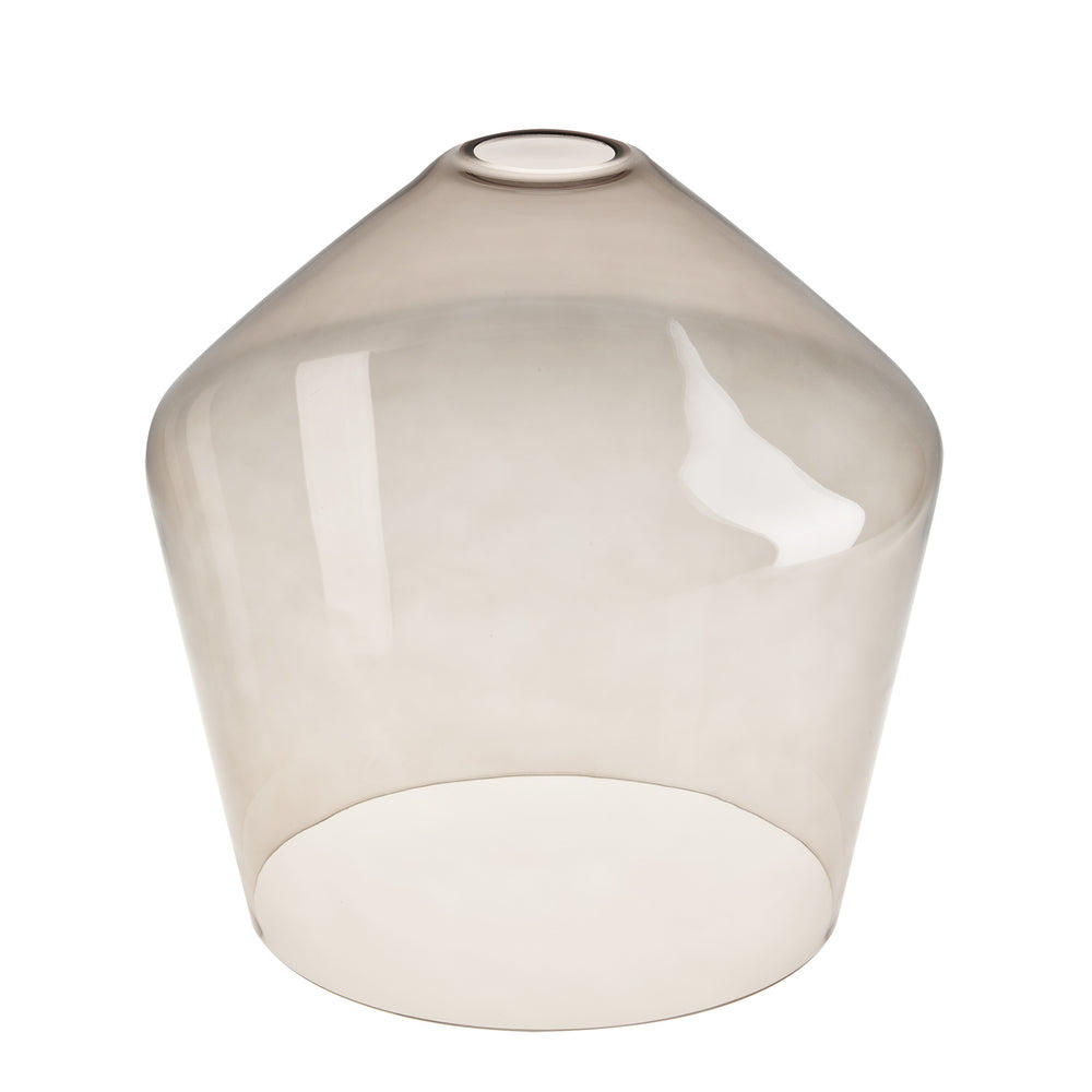 Smoked Glass Mocha Shade 10 Inch