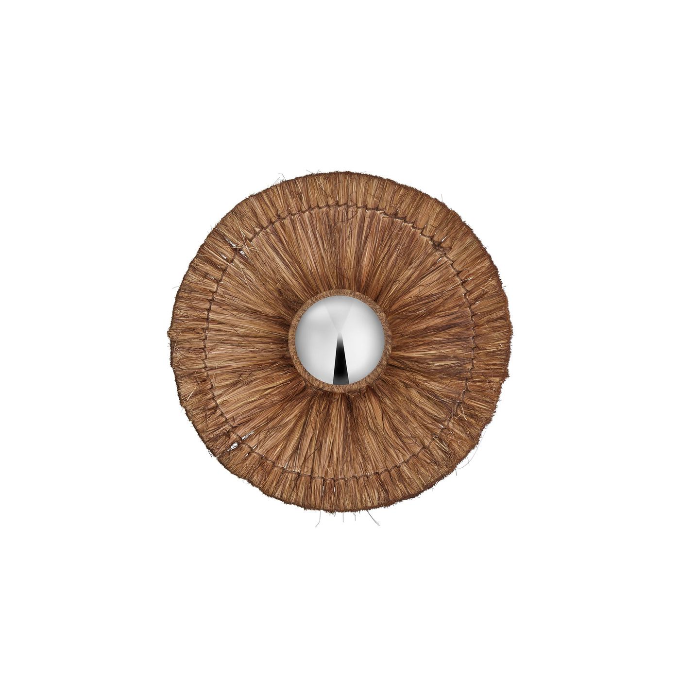 13-Inch_WallLight_FlushMount_Brown_Industville_Lighting_Round_Moonj_MO-NG-RWLFM13-BR_Unlit_Front
