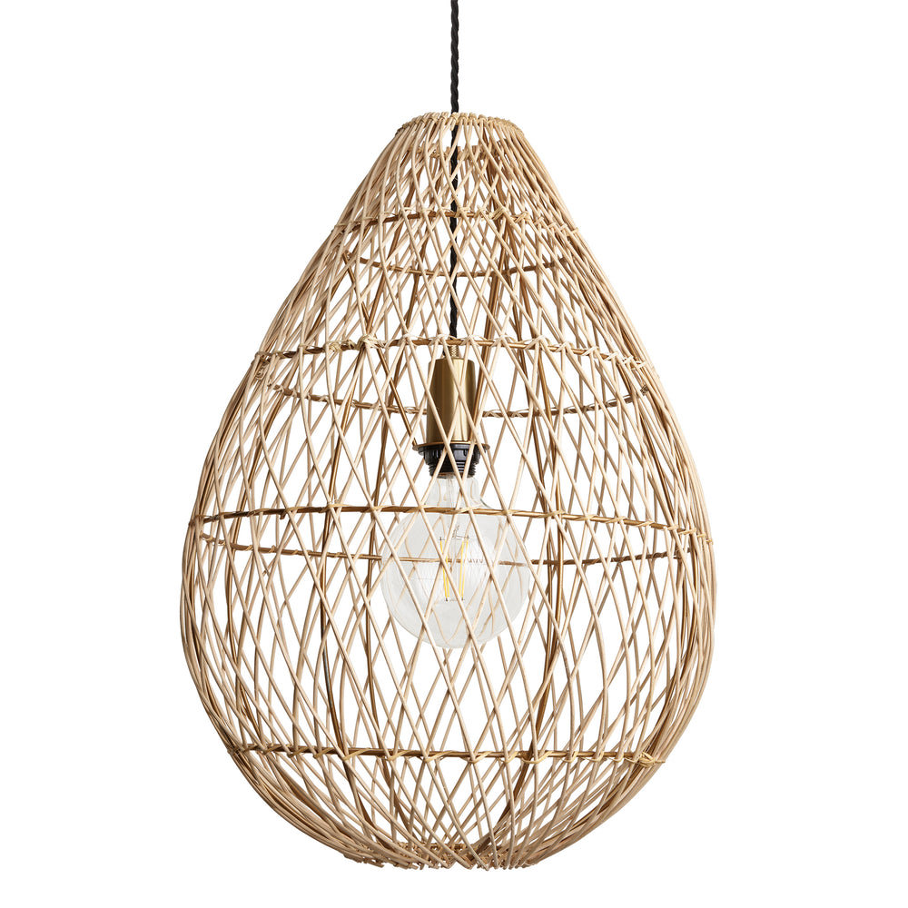 Natural 16-Inch Pendant Lighting Drop Coastal CO-RA-DRP16-N
