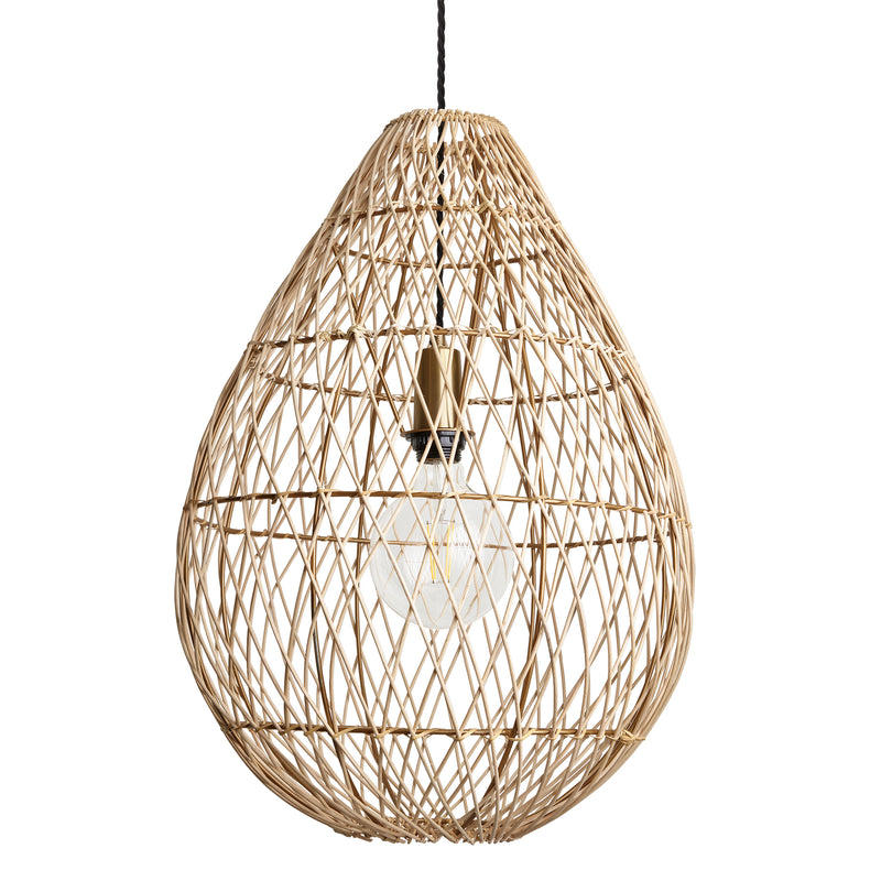 Natural 16-Inch Pendant Lighting Drop Coastal CO-RA-DRP16-N