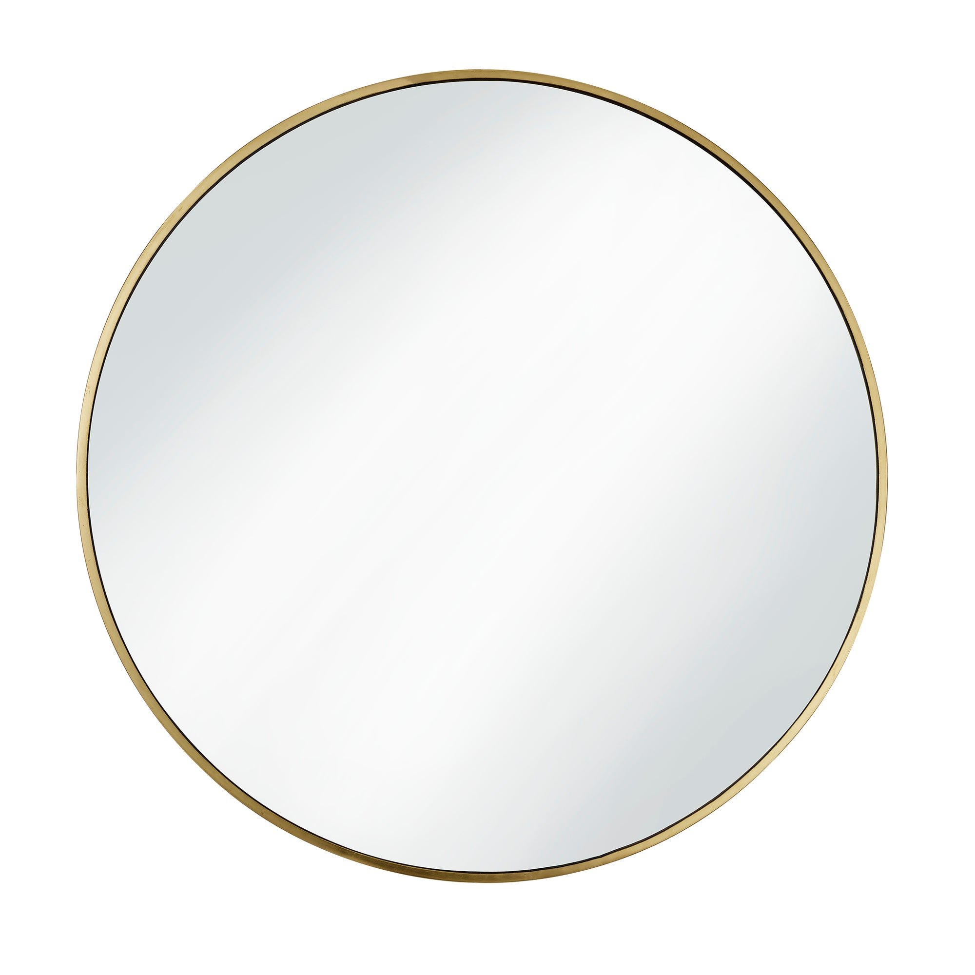 Brass Frame Urban Round Wall Mirror in 31 Inch, Product code is UR-R-WM31-B